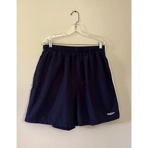 Tommy Hilfiger Mens XLarge Blue Swim Trunks Pockets Drawstring Elastic Waist